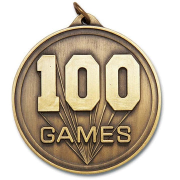 1-M100G 100 Games Medal