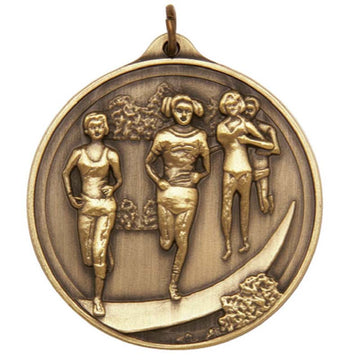 M2167G Cross Country Female Medal